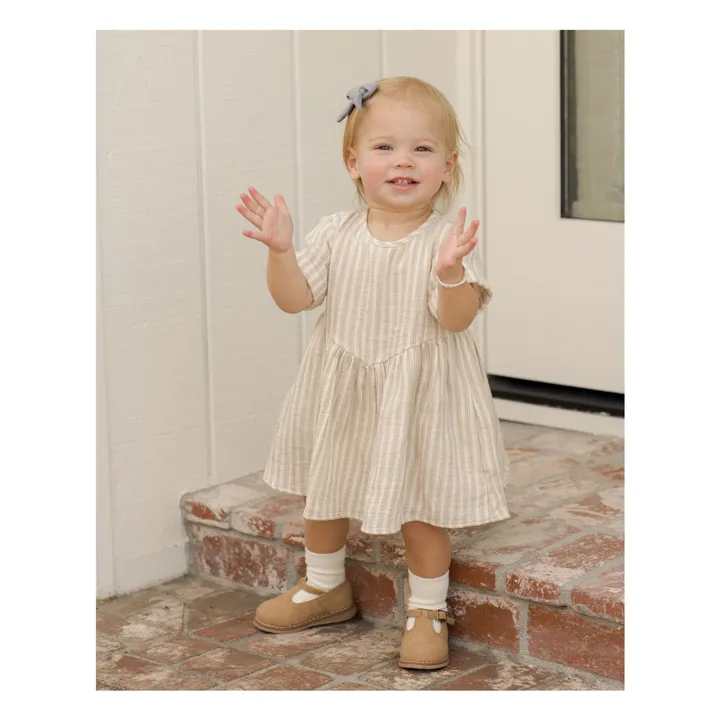 Kleid Brielle Gestreift | Grün- Produktbild Nr. 1