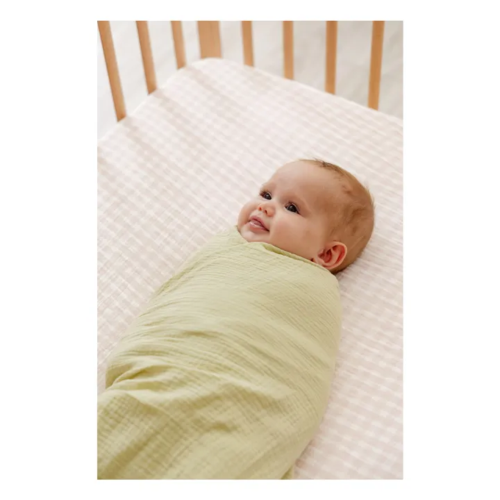 Drap-housse Rosewater en coton bio | Rose pâle- Image produit n°2