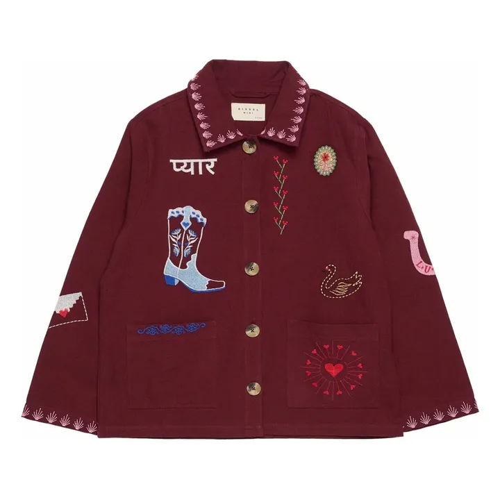 Veste My Coton Bio - Collection Enfant | Bordeaux- Image produit n°0