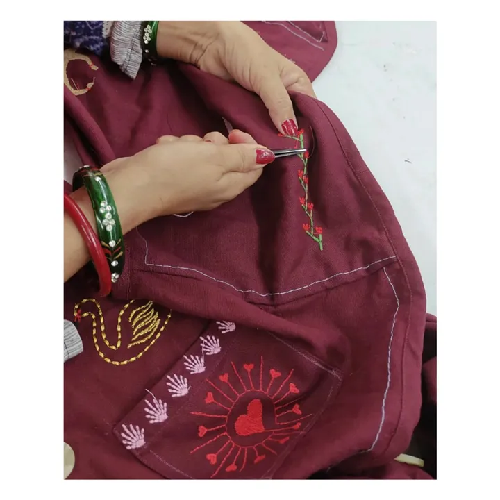 Veste My Coton Bio - Collection Enfant | Bordeaux- Image produit n°3