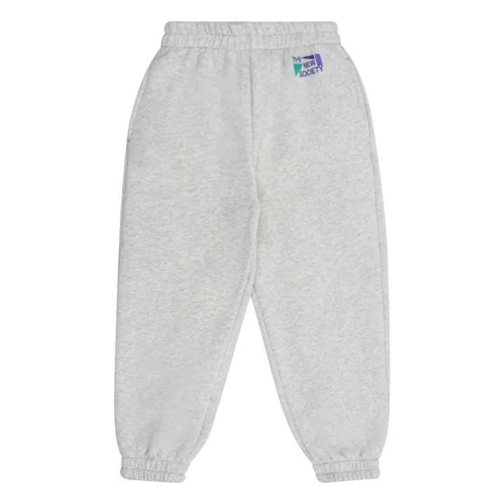 Jogger Cesar Coton Bio | Gris chiné- Image produit n°0