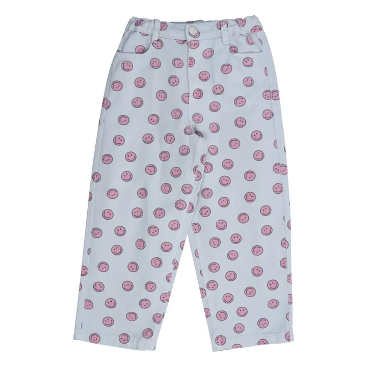 Jean Smiley Coton Bio | Bleu Clair- Image produit n°0