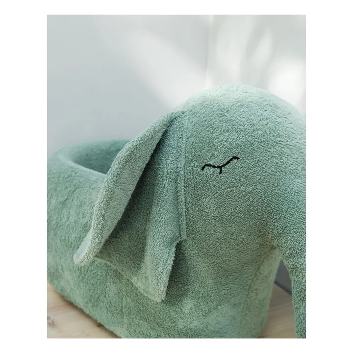 L'Eléphant à roulette Bou | Vert Menthe- Image produit n°8