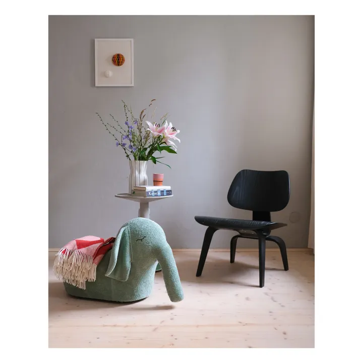 L'Eléphant à roulette Bou | Vert Menthe- Image produit n°2