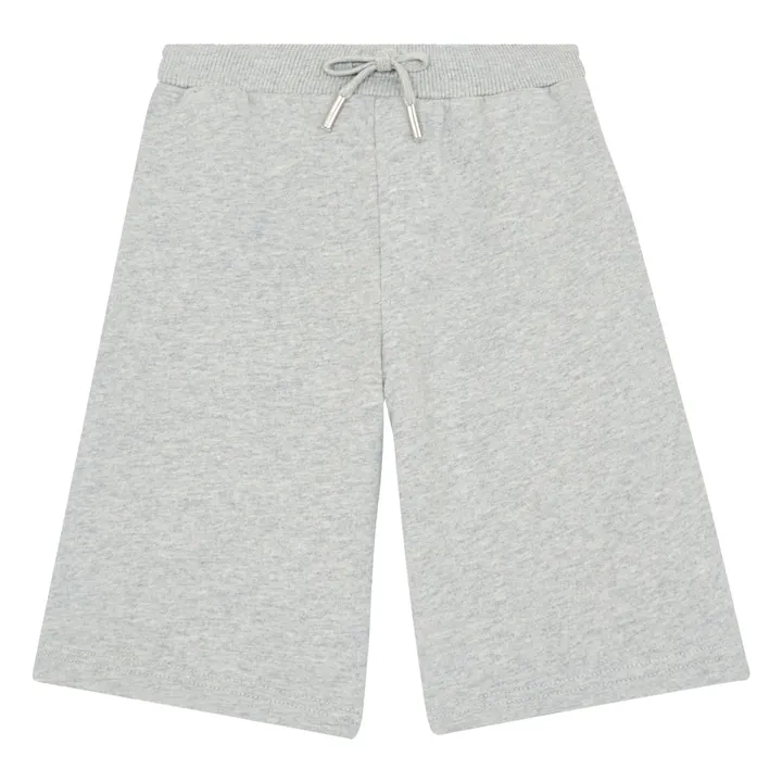 Short Garçon Coton Bio | Gris chiné- Image produit n°0