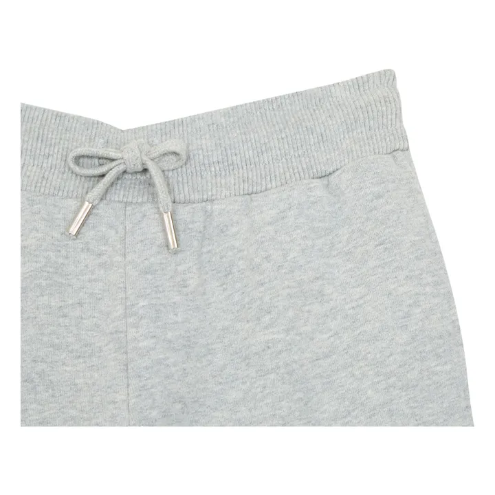 Short Garçon Coton Bio | Gris chiné- Image produit n°1
