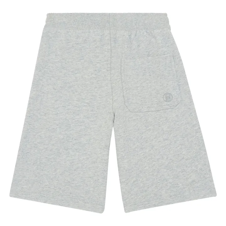 Short Garçon Coton Bio | Gris chiné- Image produit n°2