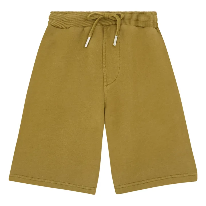 Short Garçon Coton Bio | Vert kaki- Image produit n°0