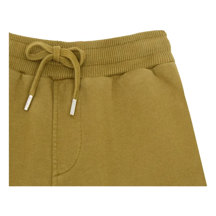 Short Garçon Coton Bio | Vert kaki- Image produit n°1