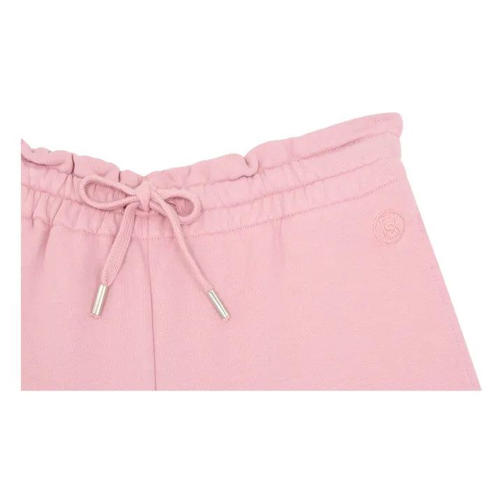 Short Fille Molleton Bio | Rose poudré- Image produit n°1