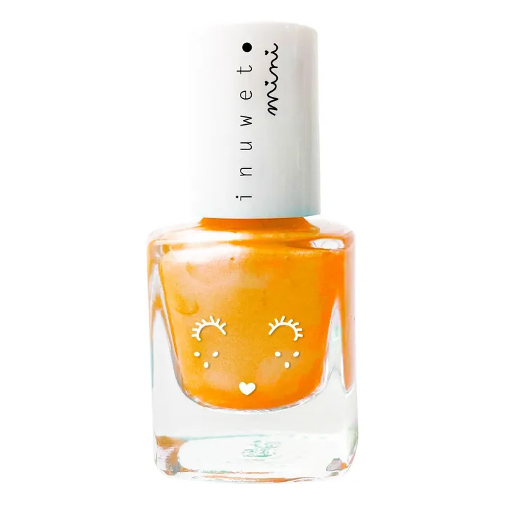 Vernis enfant à l'eau parfumé Mangue - 5ml | Orange fluo- Image produit n°0