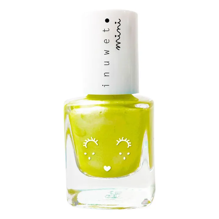 Vernis enfant à l'eau parfumé Ananas - 5ml | Jaune fluo- Image produit n°0