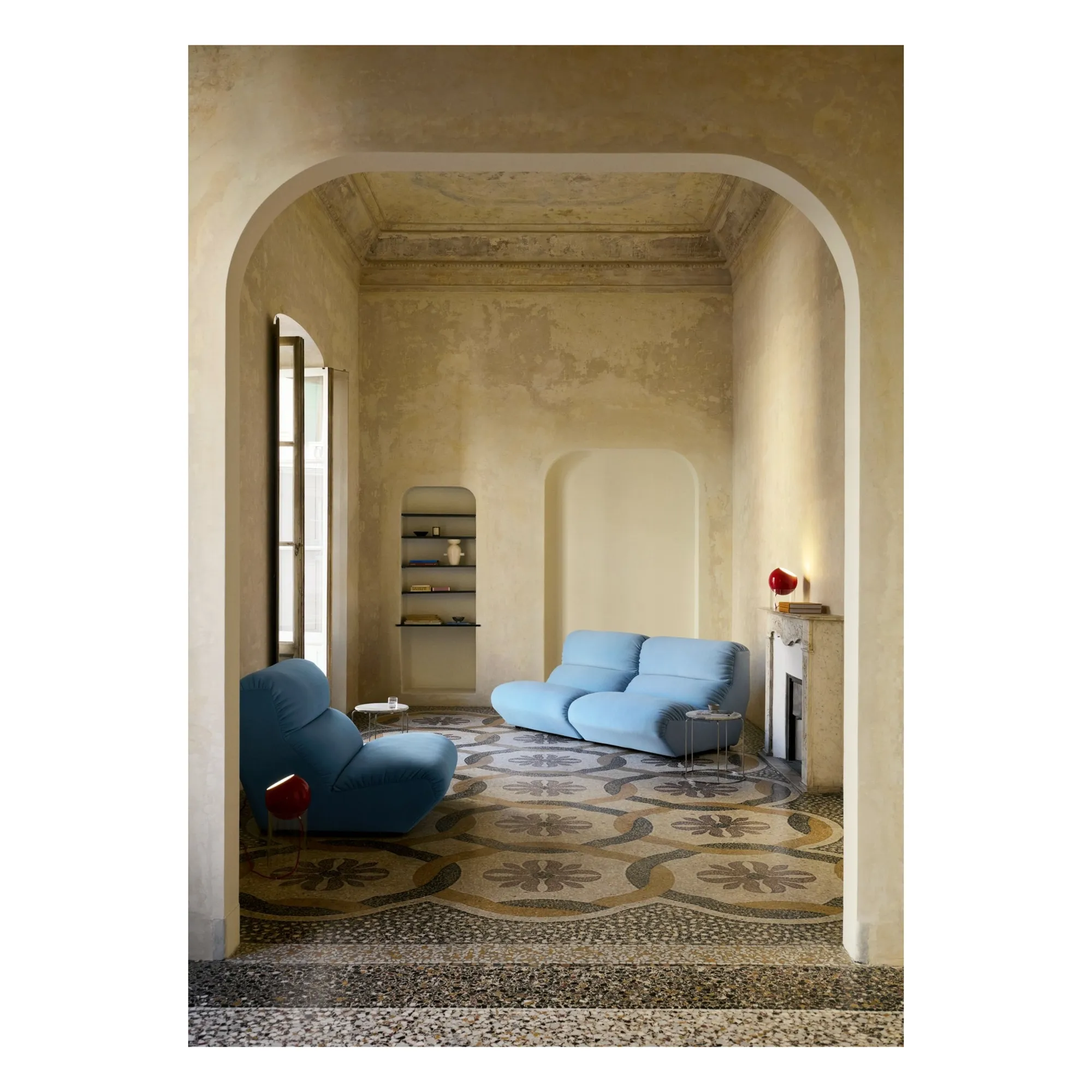 Lampe à poser Topan VP14 | Rouge vermillon- Image produit n°5