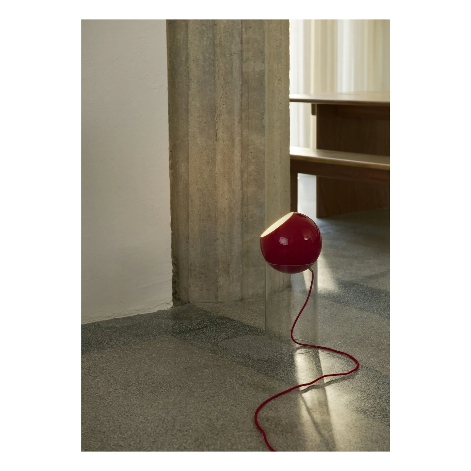 Lampe à poser Topan VP14 | Rouge vermillon- Image produit n°4