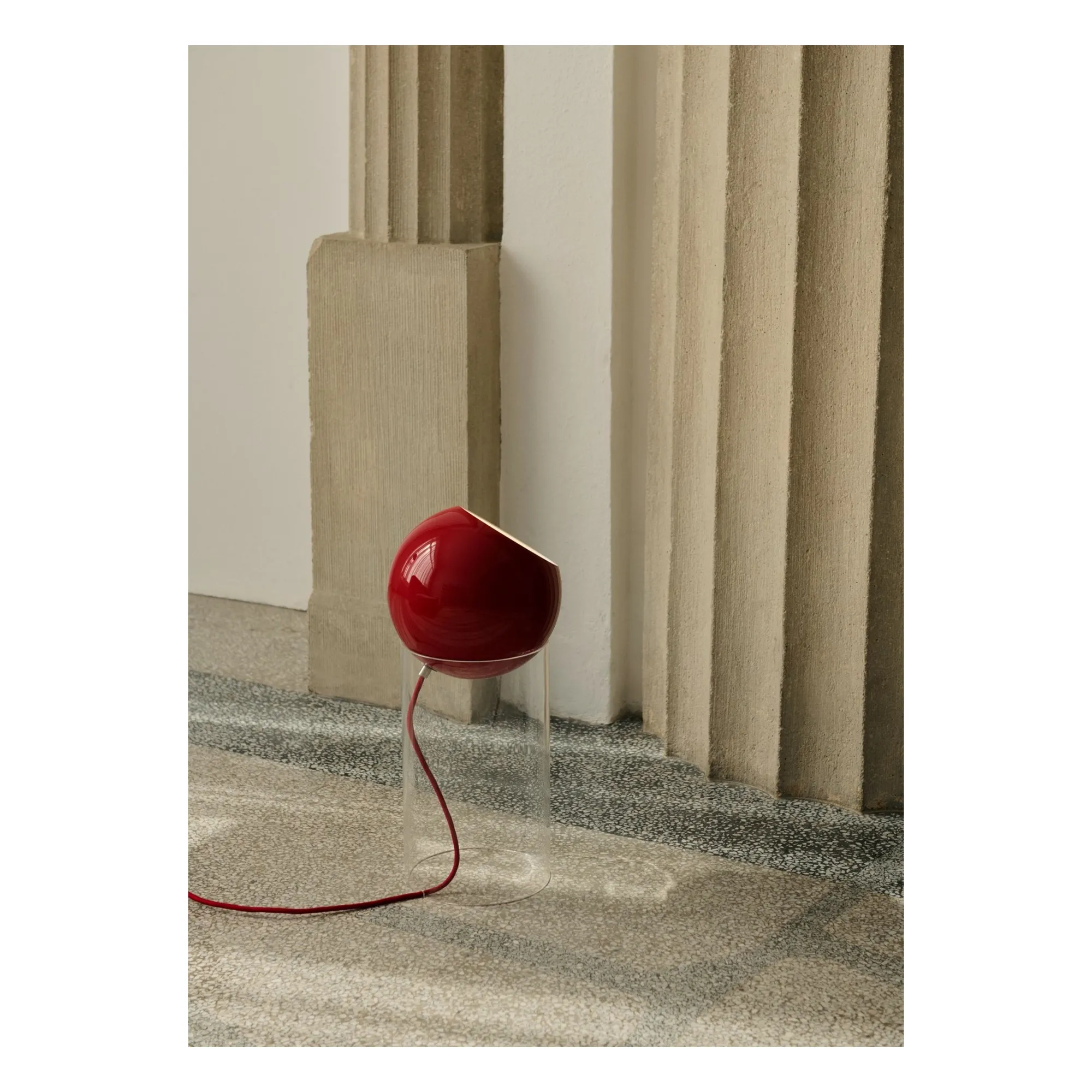 Lampe à poser Topan VP14 | Rouge vermillon- Image produit n°1