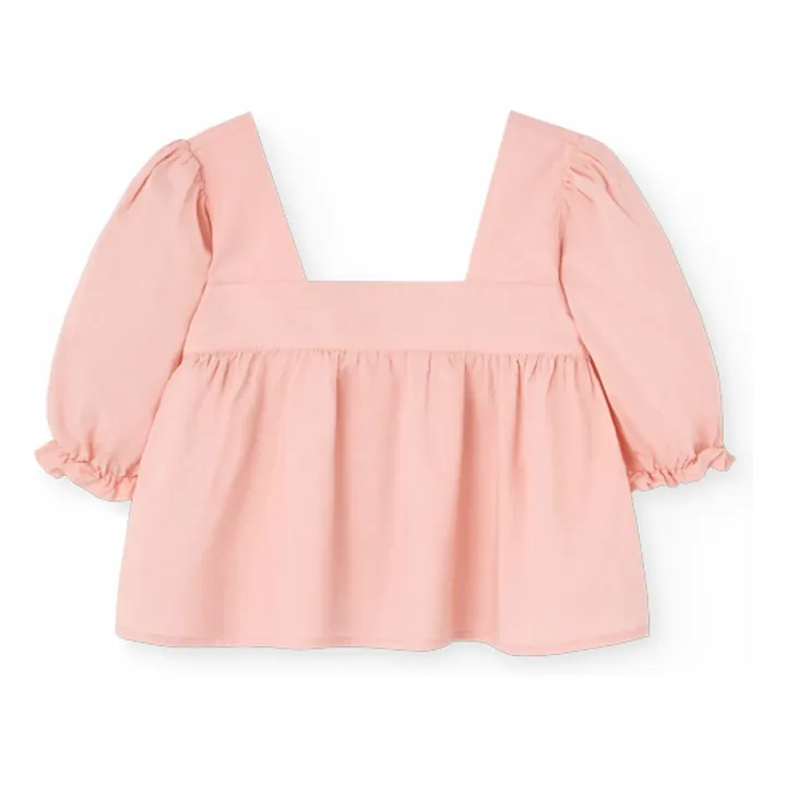 Blusa de algodón orgánico Mandril | Rosa- Imagen del producto n°0