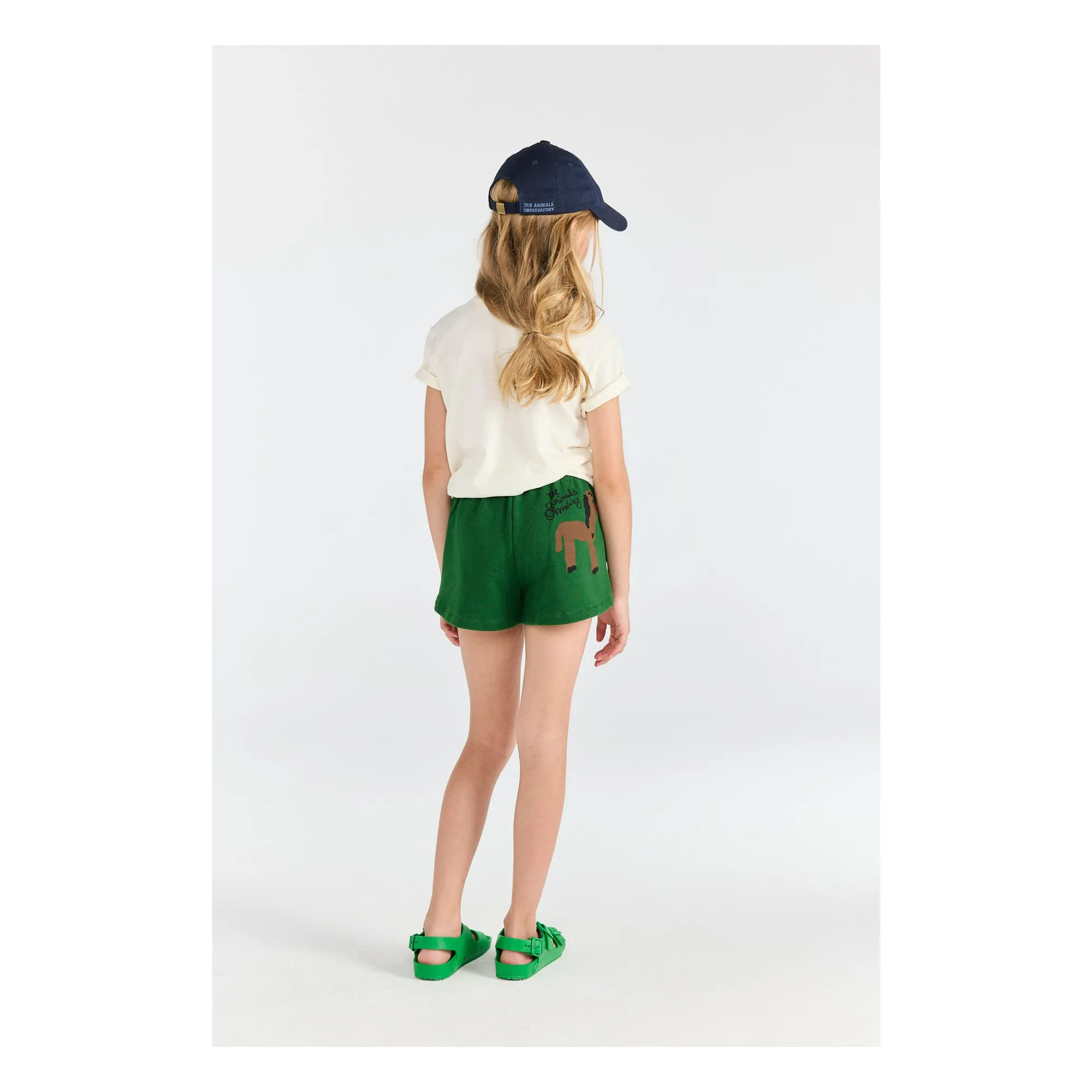 T-shirt Rooster Cheval Coton Bio | Blanc- Image produit n°1