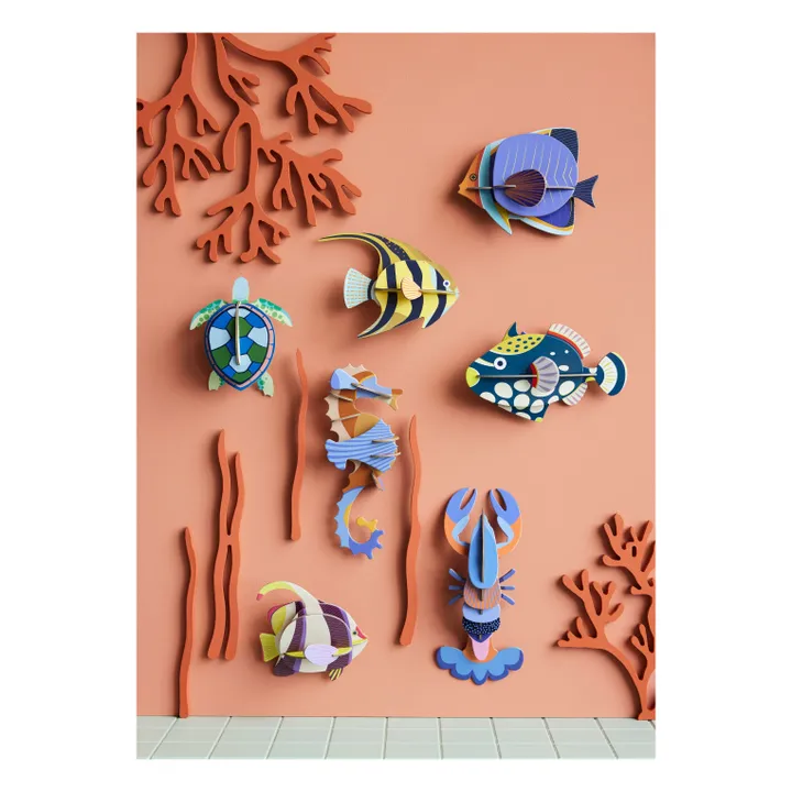 Décoration murale Tortue | Bleu- Image produit n°2