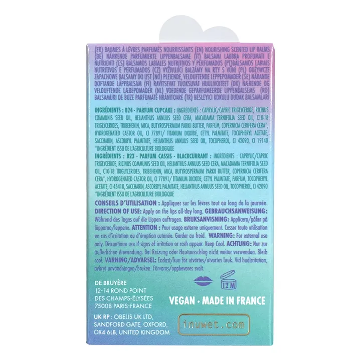 Baumes à lèvres Noël Rainbow - Set de 2- Image produit n°4