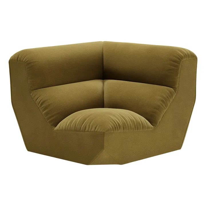 Module d'angle canapé modulable Hi Lo AV55 | Kaki- Image produit n°0