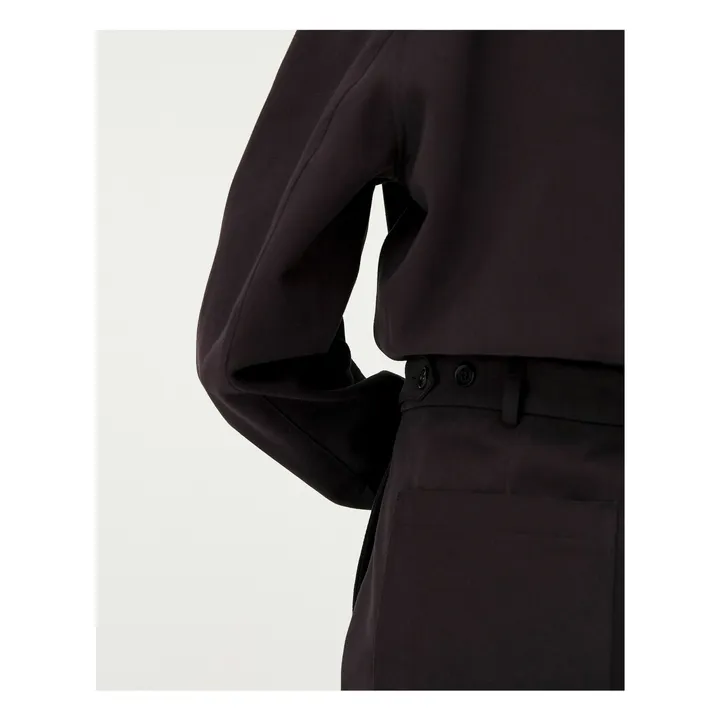 Ottawa Organic Cotton Overshirt | Dark grey- Product image n°8