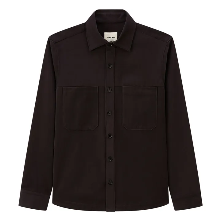 Ottawa Organic Cotton Overshirt | Dark grey- Product image n°0