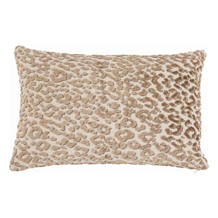 Housse de coussin Jacquard | Léopard- Image produit n°0