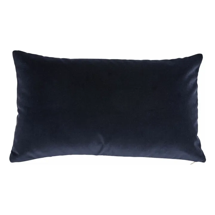 Housse de coussin Argentine en velours | Saphir- Image produit n°0