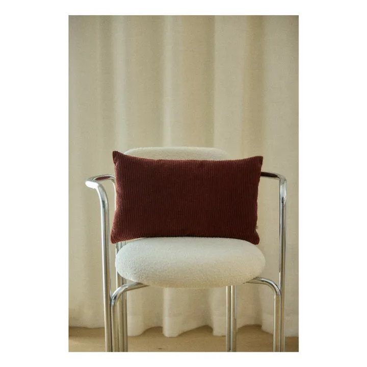 Housse de coussin en velours côtelé | Jaspe- Image produit n°1