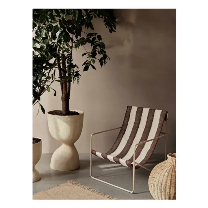 Fauteuil outdoor Desert | Crème- Image produit n°1