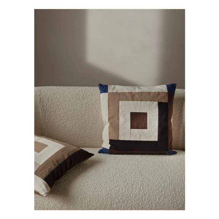 Coussin Border | Marron- Image produit n°1
