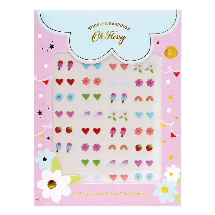 Boucles d'oreilles autocollantes- Image produit n°0