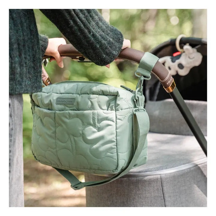 Sac matelassé pour poussette | Vert- Image produit n°8