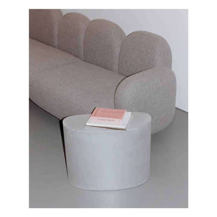 Table d'appoint en aluminium brossé Assemble, Destroyers/ builders | Aluminium- Image produit n°1