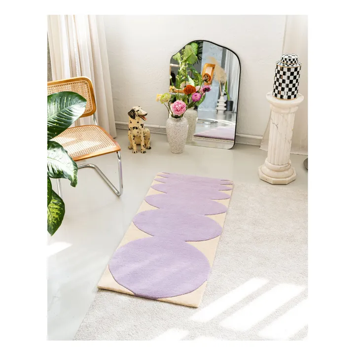 Tapis en laine Bouncy | Lilas- Image produit n°0