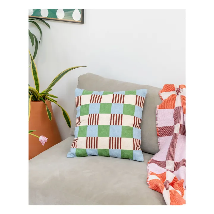 Housse de coussin Playground | Bleu- Image produit n°1