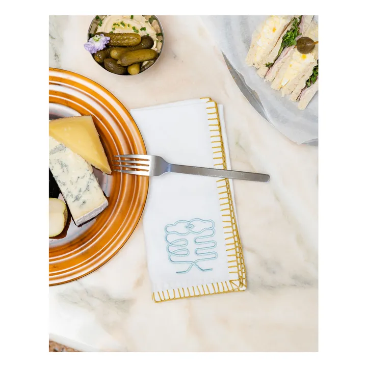 Embroidered napkins - Set of 4- Product image n°7