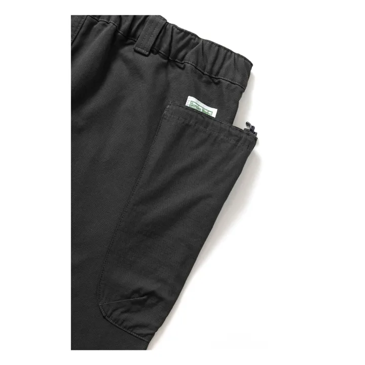 Pantalon Gardener Pants Coton Bio | Noir foncé- Image produit n°9