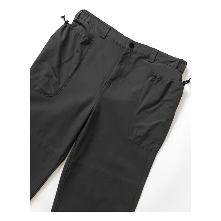 Pantalon Gardener Pants Coton Bio | Noir foncé- Image produit n°5