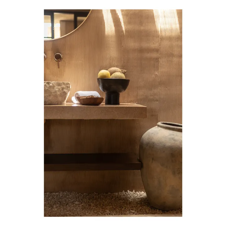 Corbeille à fruits en terracotta | Marron- Image produit n°3