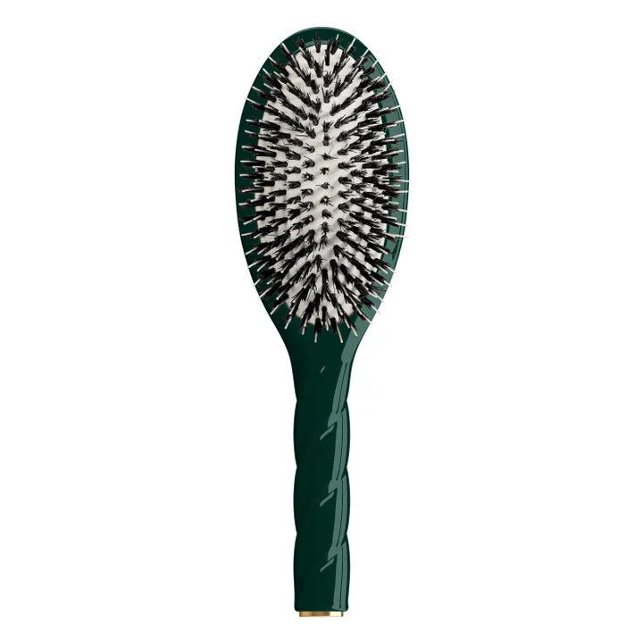 Brosse à cheveux L'Indispensable Twist N°02 - Soin & Brillance | Vert émeraude- Image produit n°0