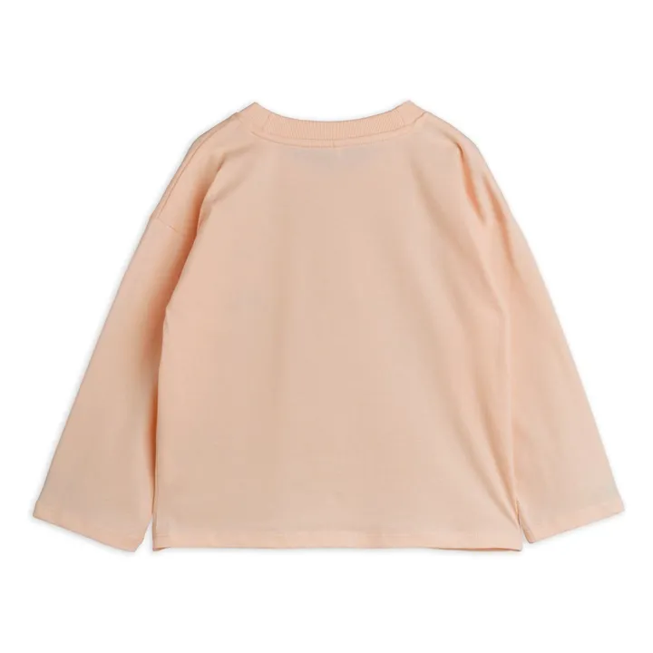 T-shirt Cœur Coton Bio | Rose pâle- Image produit n°3