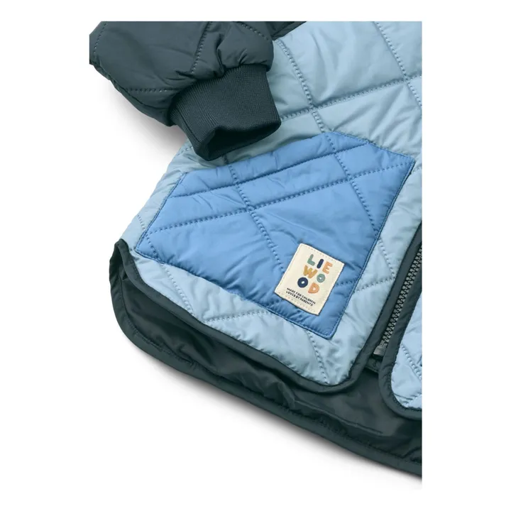 Ensemble Thermique Zella Fibres Recyclées | Bleu- Image produit n°7