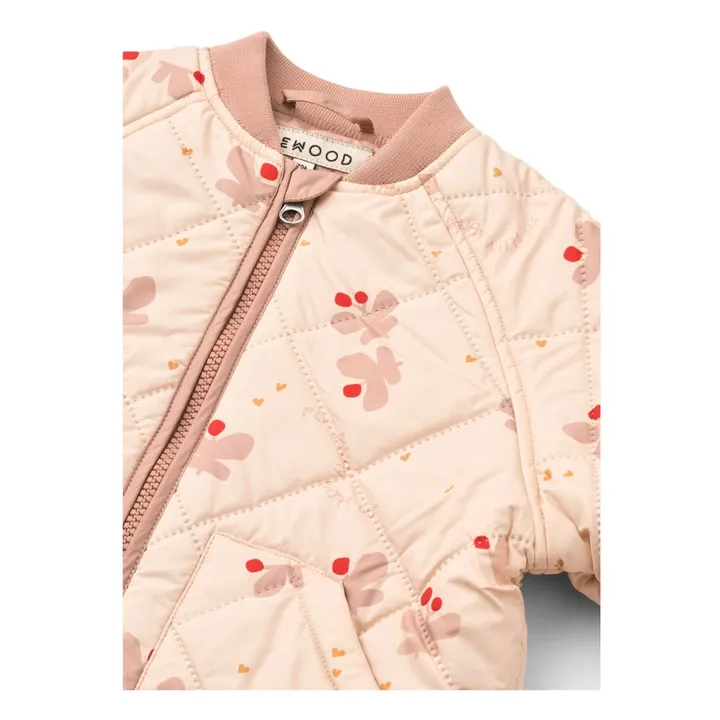 Ensemble Thermique Zella Papillons Fibres Recyclées | Rose pâle- Image produit n°6