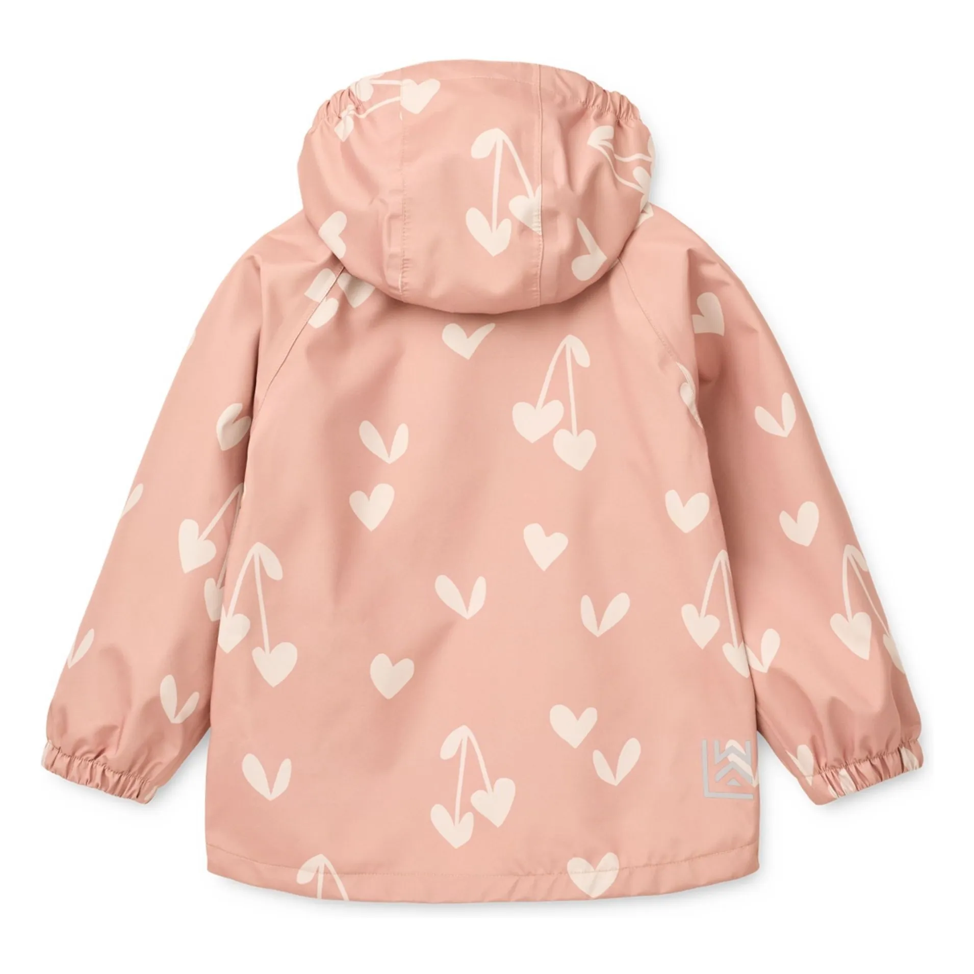 Ensemble de Pluie Pedia Coeurs Fibres Recyclées | Rose tendre- Image produit n°8
