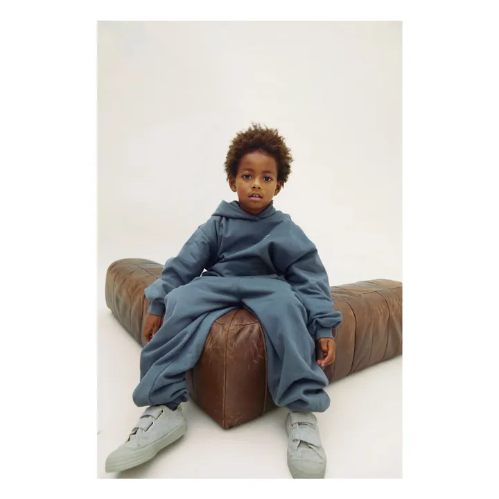 Sweat Coton Bio | Bleu gris- Image produit n°1