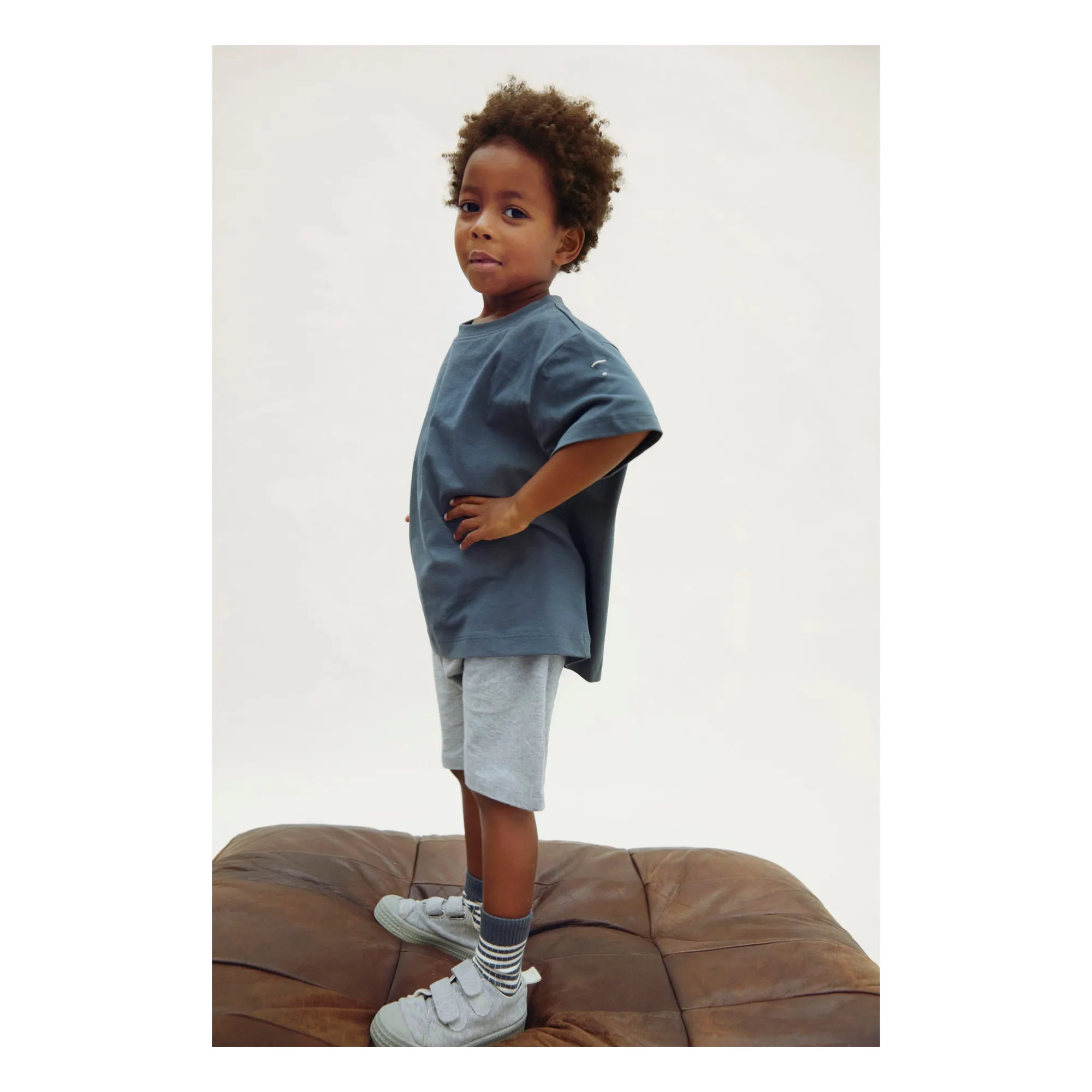 T-shirt Coton Bio | Bleu Glacier- Image produit n°1
