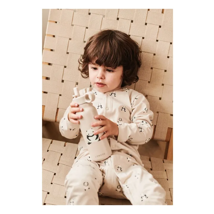 Pyjama Birk Pandas Coton Bio | Beige- Image produit n°1