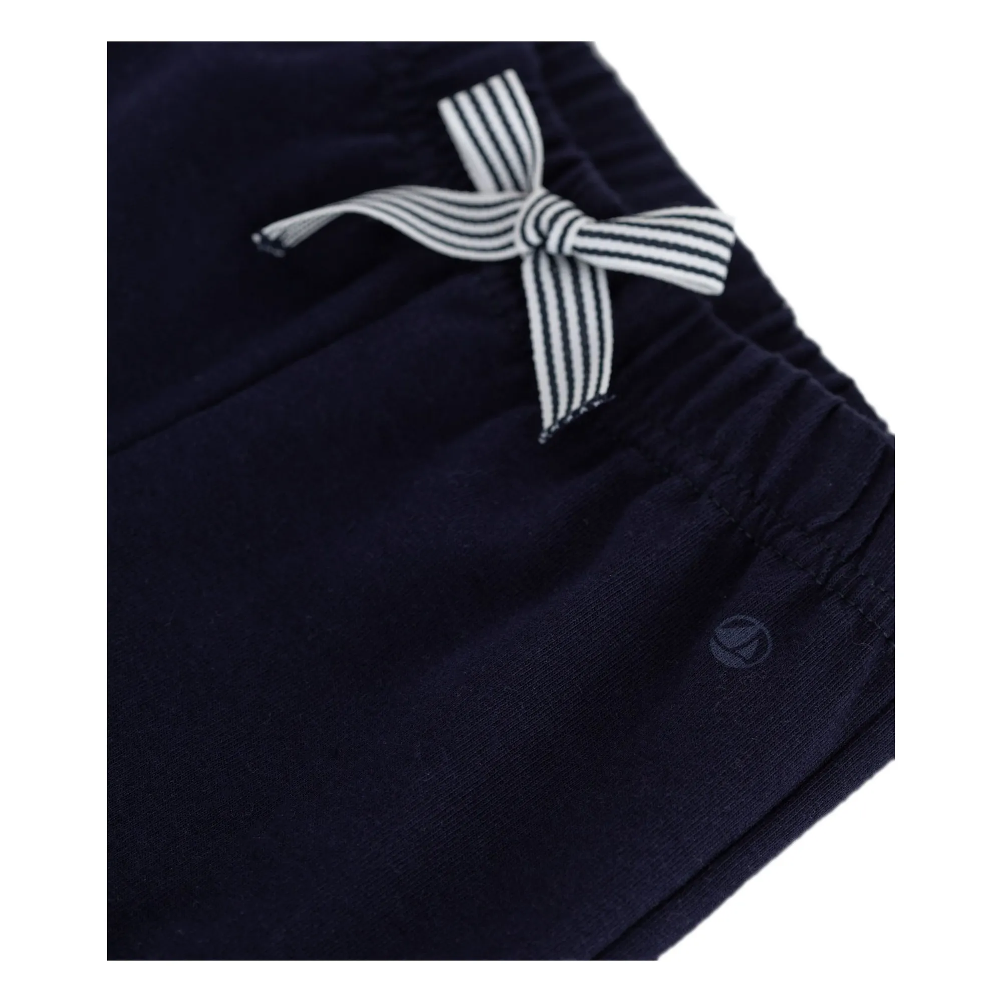 Short Uni Molleton Coton Bio | Bleu nuit- Image produit n°1