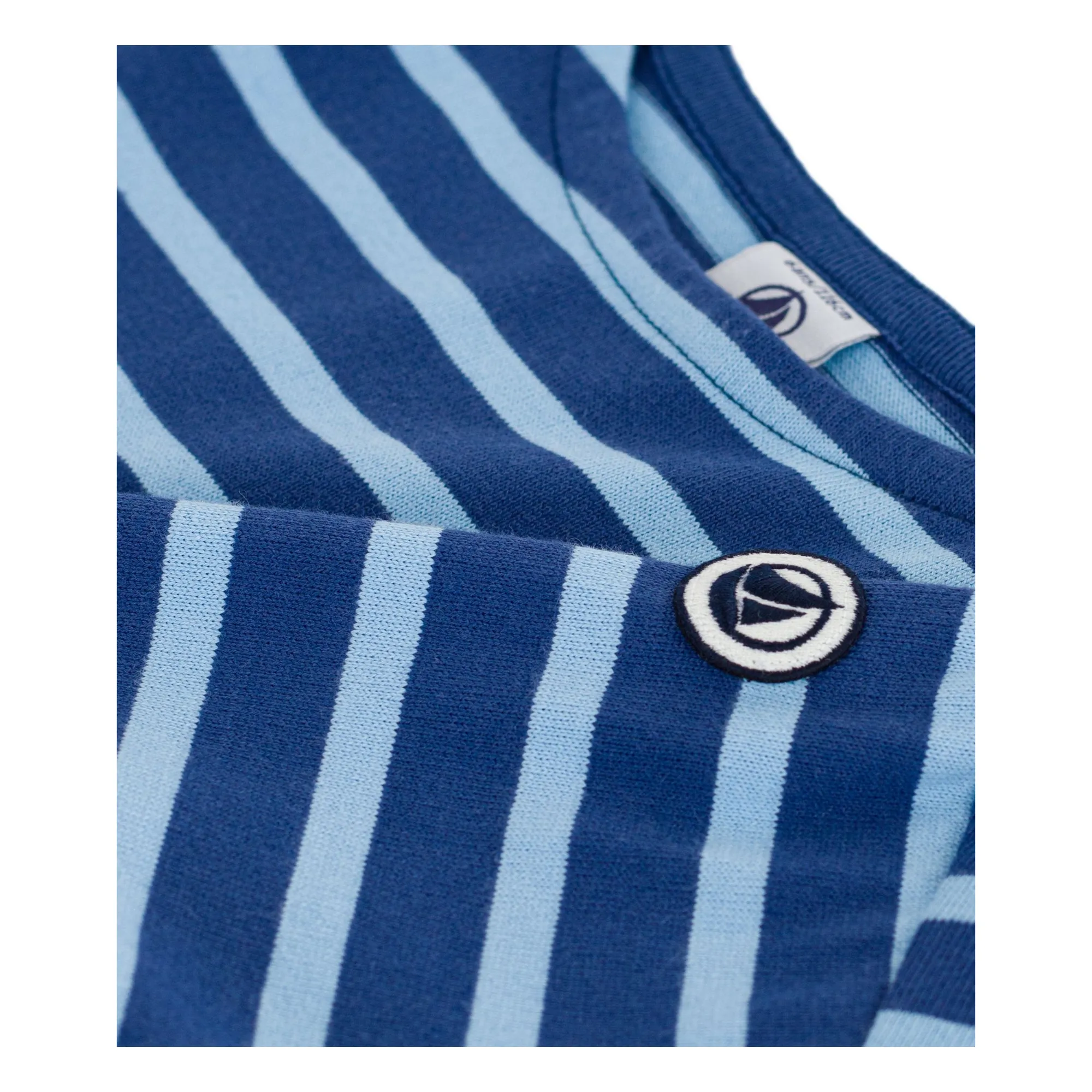 T-shirt Ecusson Marinière | Bleu- Image produit n°3